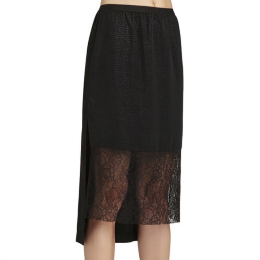 BCBGeneration Lace Midi Skirt